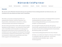 Tablet Screenshot of huettenbrink.com